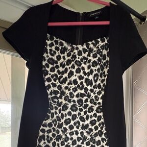 Lane Bryant Animal Print Bodycon Dress
